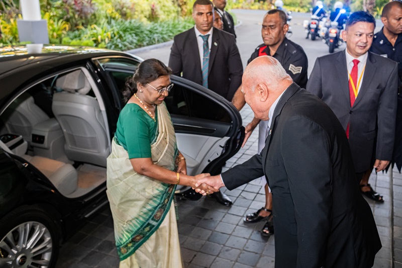 Hon. President of India's Arrival in Nadi, Fiji - 05.08.2024