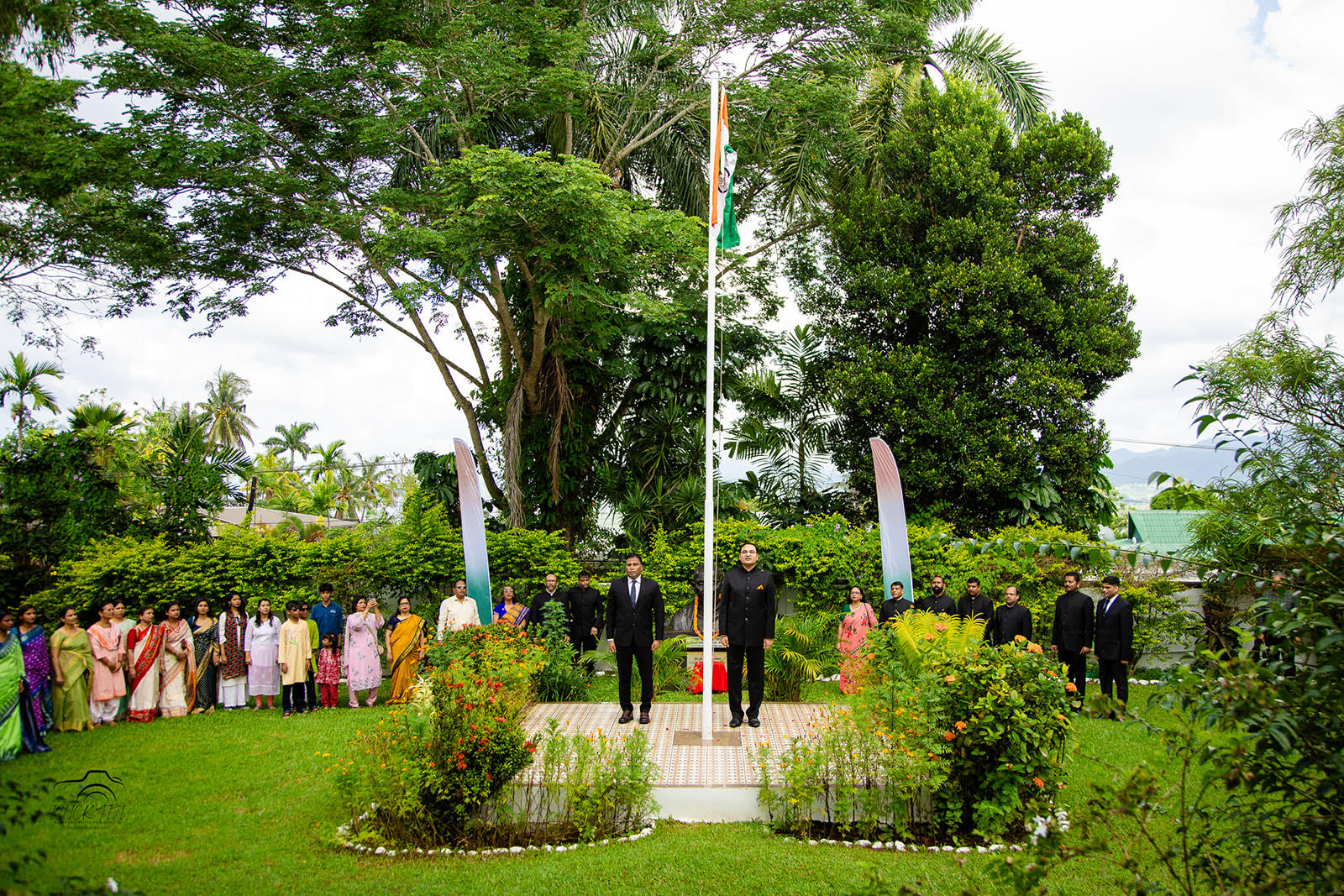 Flag Unfurling Ceremony at India House- Suva on 26.01.2025.